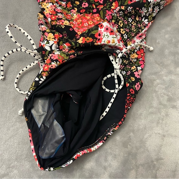 New! Skinny Dippers Jellyroll Floral Print One-Piece Swimsuit nwt 27665 - Picture 7 of 12